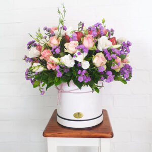 Beautiful Birthday in a Hat Box