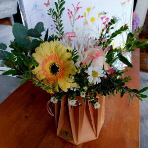 bouquet in a bag